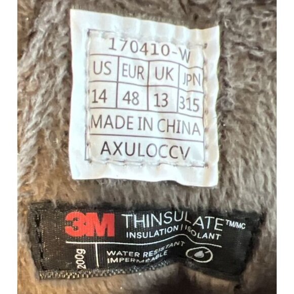 Nortiv 8 Thinsulate 170410-W Brown Insulated Waterproof Snow Boots Mens Sz 14 - Picture 8 of 12